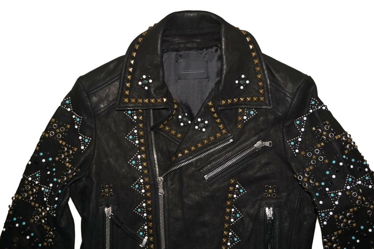 DIESEL BLACK GOLD LANDITO LEATHER JACKET SIZE 48 (M) 100 DIESEL BLACK GOLD LANDITO LEATHER JACKET SIZE 48 (M) 100