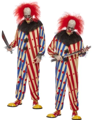 Costume De Clown Effrayant Pour Adultes Halloween - Photo 1/2