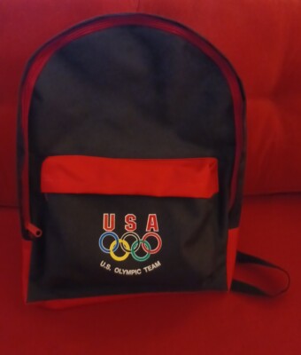 USA Olympic Team Backpack AT&T Official Sponson Black Red