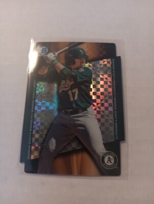 2014 Bowman Chrome Die Cut Xfractor Scouts Breakouts Renato Nunez #91/99 A's