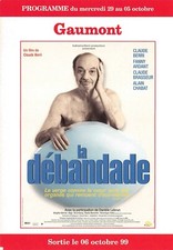 Gaumont La Débandade card (Fanny Ardant, Claude Brasseur)