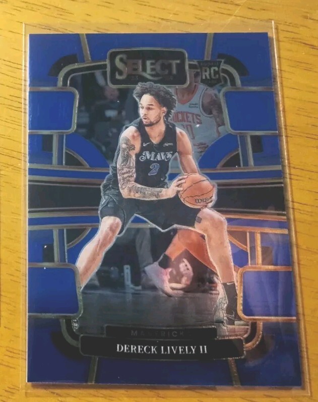 2023-24 Select Derek Lively RC Blue Concourse Rookie #313 Mavericks