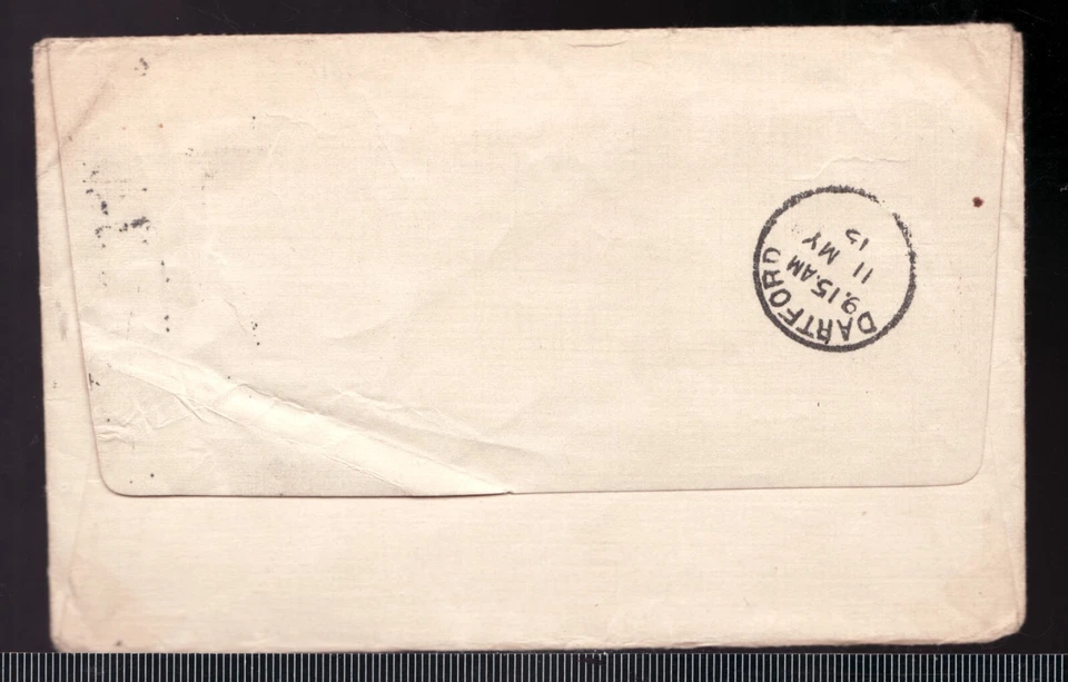 1915 Canada WWI, Ontario to England & then redirected. Sc#106 & #MR1 taxed stamp - Image 2 of 2