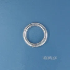 Sterling Silver Round Donut Ring Link Connector Clasp 13mm (13.4mm/0.53") #44058