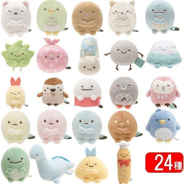 Sumikko Gurashi Tenori Plush Toy 24-piece set (full set) Japan NEW  display picture 1