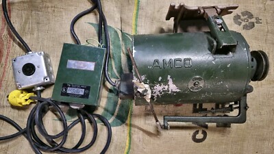 AMCO Industrial Sewing Machine Clutch Motor 1/2-HP Type 23622 220 Volt