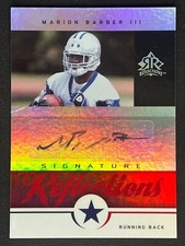 MARION BARBER III 2005 Upper Deck Reflections Rookie RC Auto #SR-MB (See Photos)