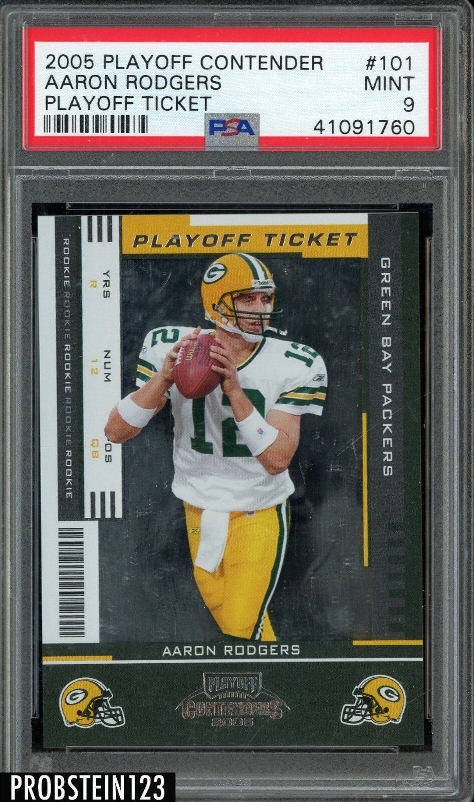 Aaron Rodgers Playoff Contenders #101 Playoff Ticket