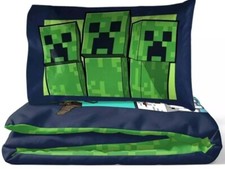 Minecraft "Mojang" Kids 2pc Reversible Twin/Full Comforter Set-W16734972181
