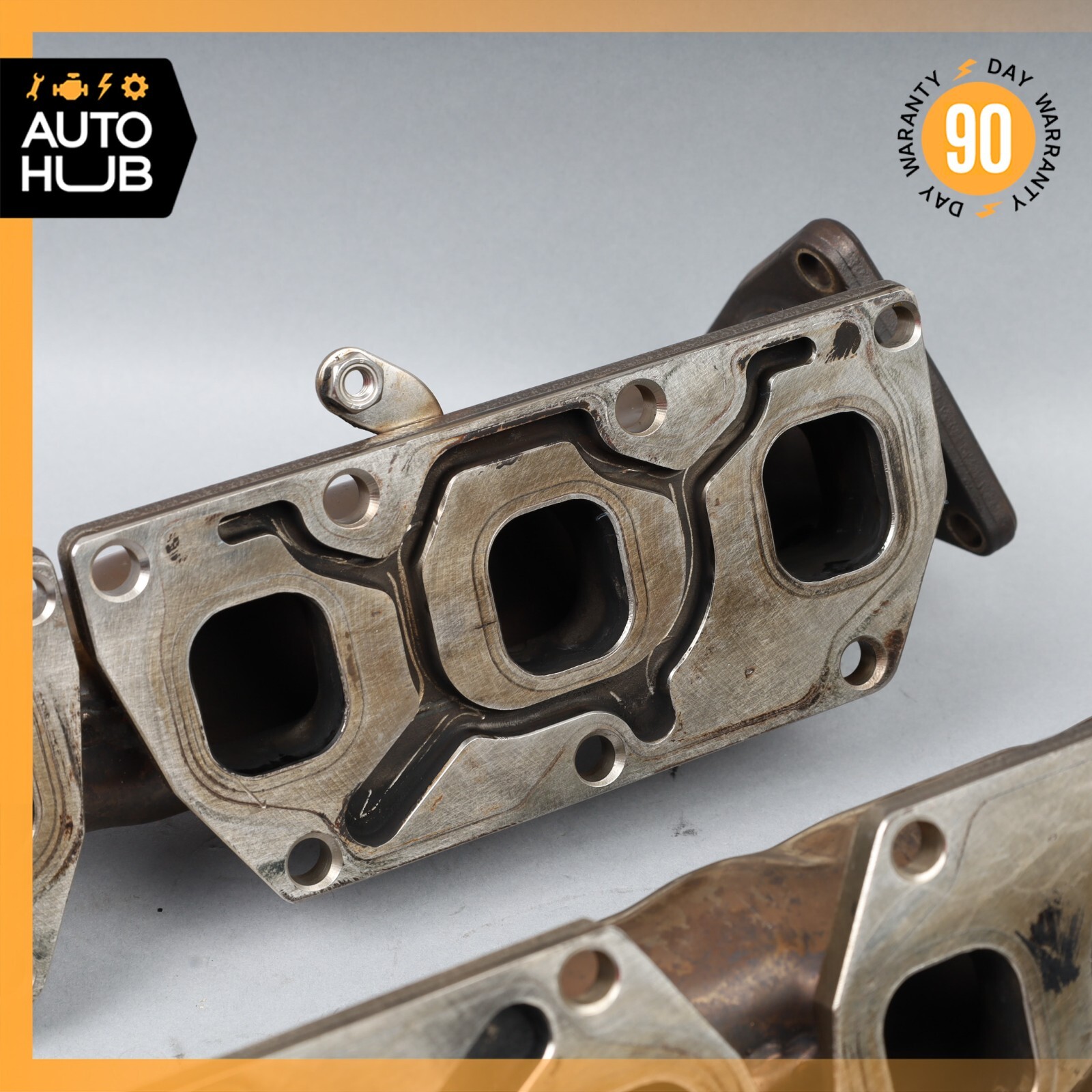 03-13 Bentley Continental Flying Spur 6.0L W12 Exhaust Manifold Set of 2 OEM