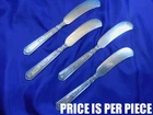 GORHAM ST. DUNSTAN CHASED STERLING SILVER BUTTER KNIFE FLAT - VERY GOOD MONO