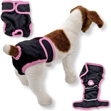 LEAK PROOF Female Dog Diapers Period Pants Washable Puppy Cat Small Large Pet