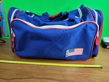 USA Duffle Bag Blue Large Travel Bag AROUND 23"WIDE.