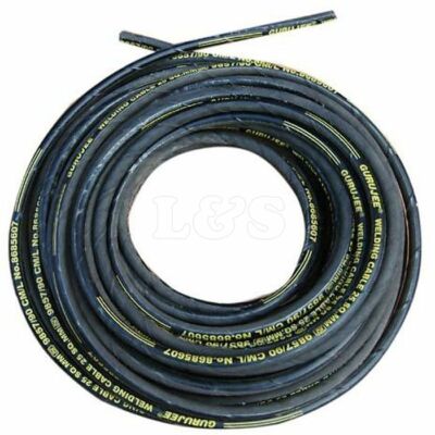 Welding Cable, Single Insulated, 25mm Squared 200Amp, 5 Metre