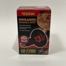 EXO TERRA INFRARED BASKING SPOT 100W HEAT BULB  NIB 