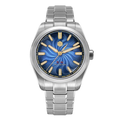 SAN MARTIN SN0144-GX6 Miyota 90S5 Guilloche Dial 39mm Snake Year