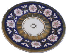 Antique 19thC KPM Berlin Porcelain Floral Saucer Porzellan Untertasse German