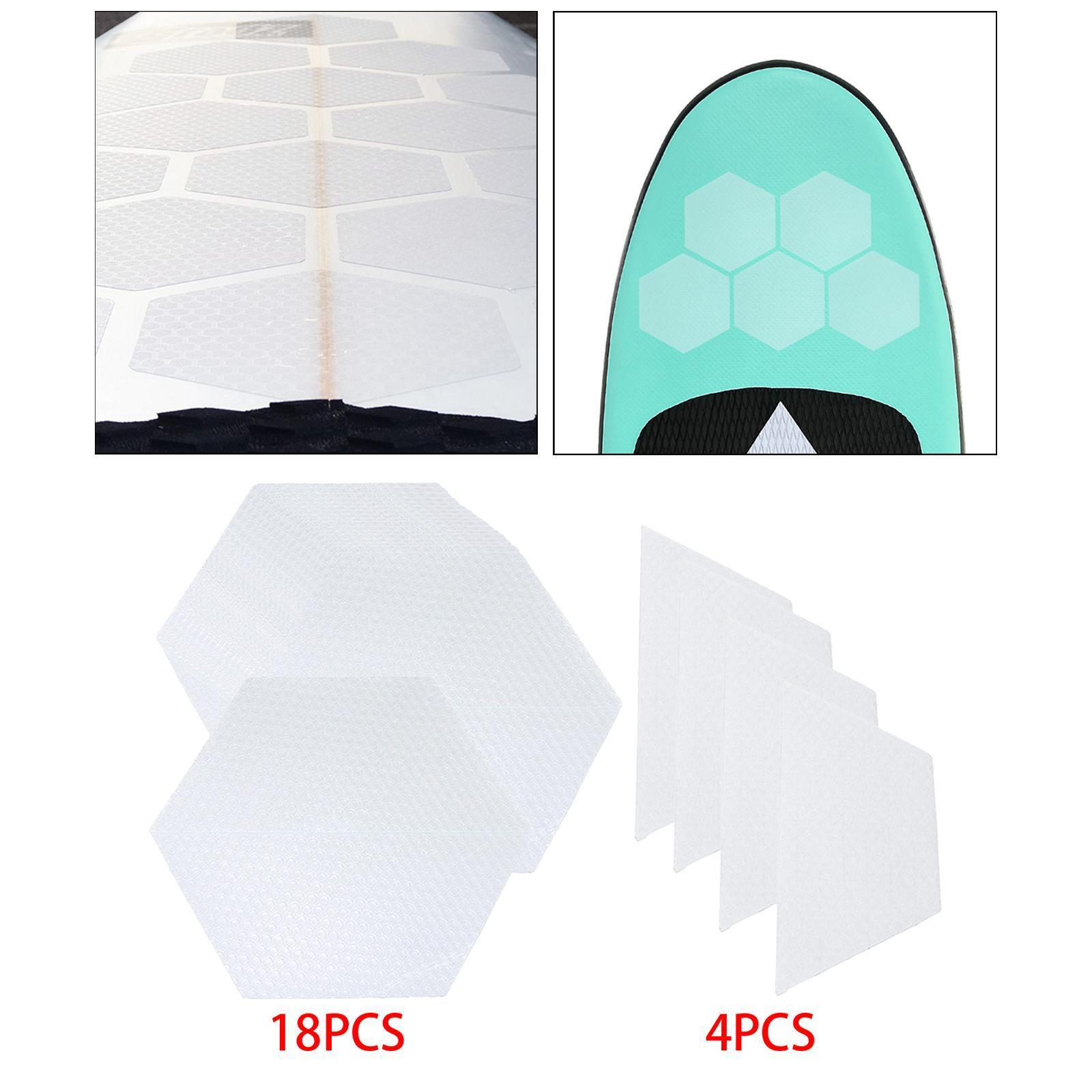 Hexagon Surfboard Traction Pads Foot Strap Surf Traction Grip Adhesive