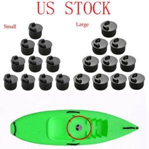 4//10 Rubber Scupper Stoppers Plugs Bungs For Kayak Canoe Marine Boat Drain Holes