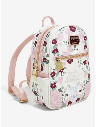 Mini Mochila Floral Loungefly Harry Potter Always Snape Nueva con Etiquetas - ¡Rara Gran Regalo! - Imagen 8 de 9