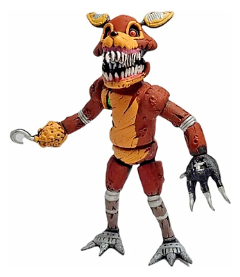 FNAF ANIMATRONIC TWISTED FOXY action figure size 8 Five Nights at Freddy's  ⚡⚡⚡⚡