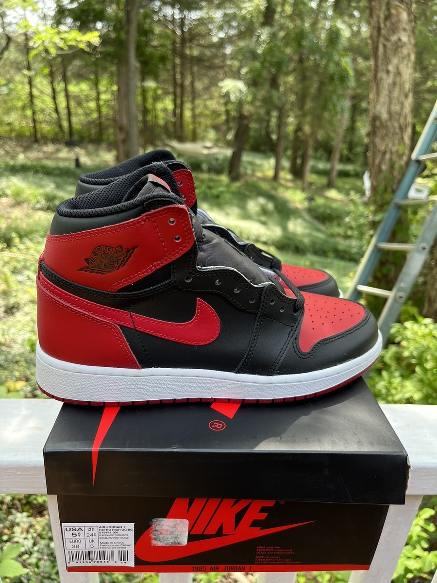 Nike Air Jordan Retro 1 Banned Bred 2016 OG High DS 575441 Nike Air Jordan Retro 1 Banned Bred 2016 OG High DS 575441