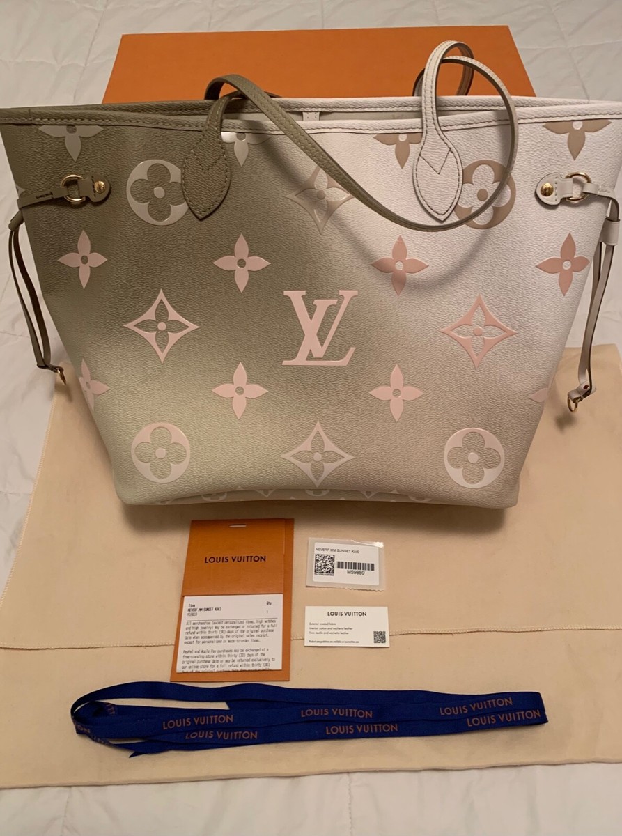 Louis Vuitton Neverfull Tote MM Green Khaki Gradation Louis Vuitton Neverfull Tote MM Green Khaki Gradation