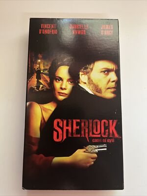 Sherlock: Case of Evil (VHS, 2003) Vincent D'onofrio Gabrielle Anwar James Darcy