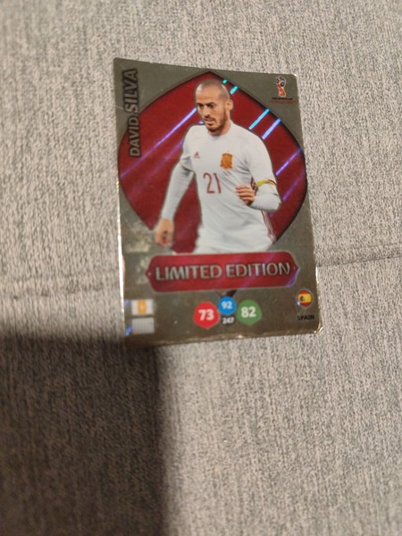 DAVID SILVA SPAIN WORLD MUNDIAL RUSSIA LIMITED EDITION ADRENALYN 2018 18