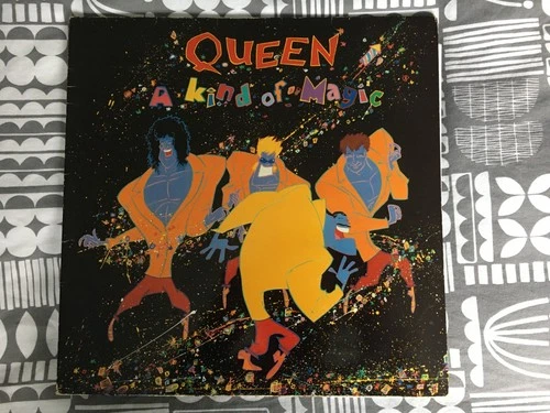 Queen: A Kind of Magic 1986 Vinyl Record. VG Sleeve, G+ Record.