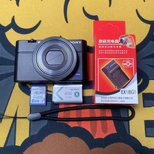 Sony RX100 I 20.2 MP 3.6 x Compact Digital Camera w/Charger Card Battery