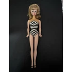 Vintage 1958 Barbie With Black And White Bathing Suit 1993 35th Anniversary