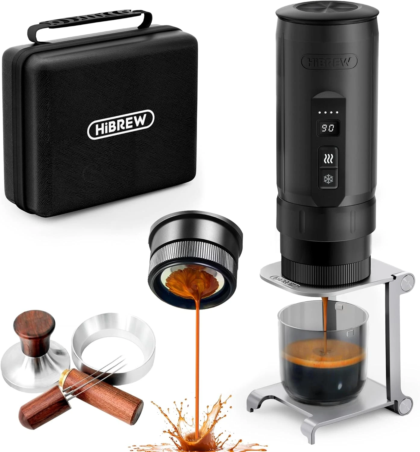H4C Ultra Portable Electric Espresso Maker - USB-C Rechargeable & Compact