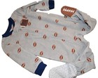 K9 CARTER'S 18M 12-18M Football Fleece Footed Blanket Sleeper Pajamas — photo 1