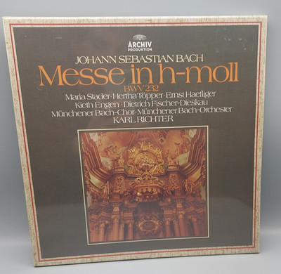 LP Vinyl Johann Sebastian Bach Messe In H-moll   Mass In B Minor