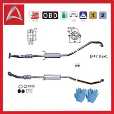 Katalysator Abgasanlage hinten für TOYOTA Avensis T25 1.6 VVT-i 1.8 VVT-i