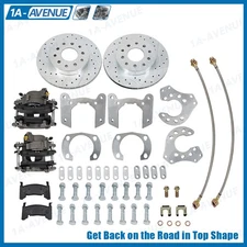 Rearend Old& New style Rear Disc Brake Kit Bolt-On Universal Kit For Ford 9 Inch
