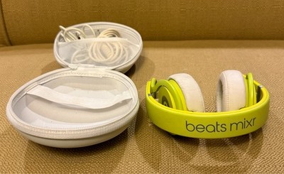 Beats Mixr Headphones On-Ear Neon Yellow Mixer by Dre Case
