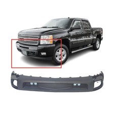 Bumper Cover Fascia For 2007-2013 Chevy Silverado 1500 Pickup Front Lower Primed
