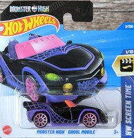 Monster High Ghoul Mobile Schwarz - Hot Wheels 2025 - Screen Time - Neu Ovp