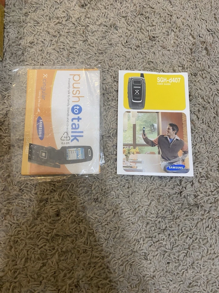 Samsung Sgh-D407 Black Cingular Cellular Flip Phone - Image 3 of 3