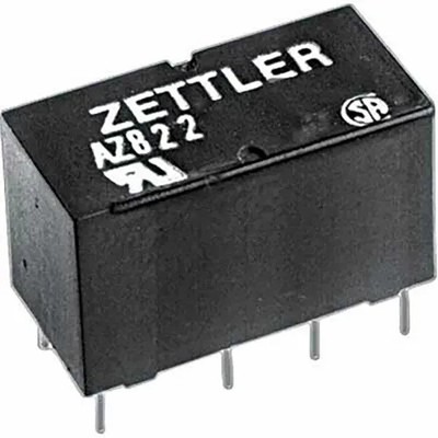 3PC American Zettler, Inc.  RS PRO AZ822-2C-24DSE DIP Relay, 2A, 220 VDC or 250