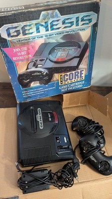 Sega Genesis Model 1 Console The Core System IN BOX! SEE ALL PICS! Tested 
