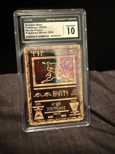 CGC 10 GEM MINT 2000 Pokemon TCG Game Ancient Mew Movie Promo Pokemon Movie 2000