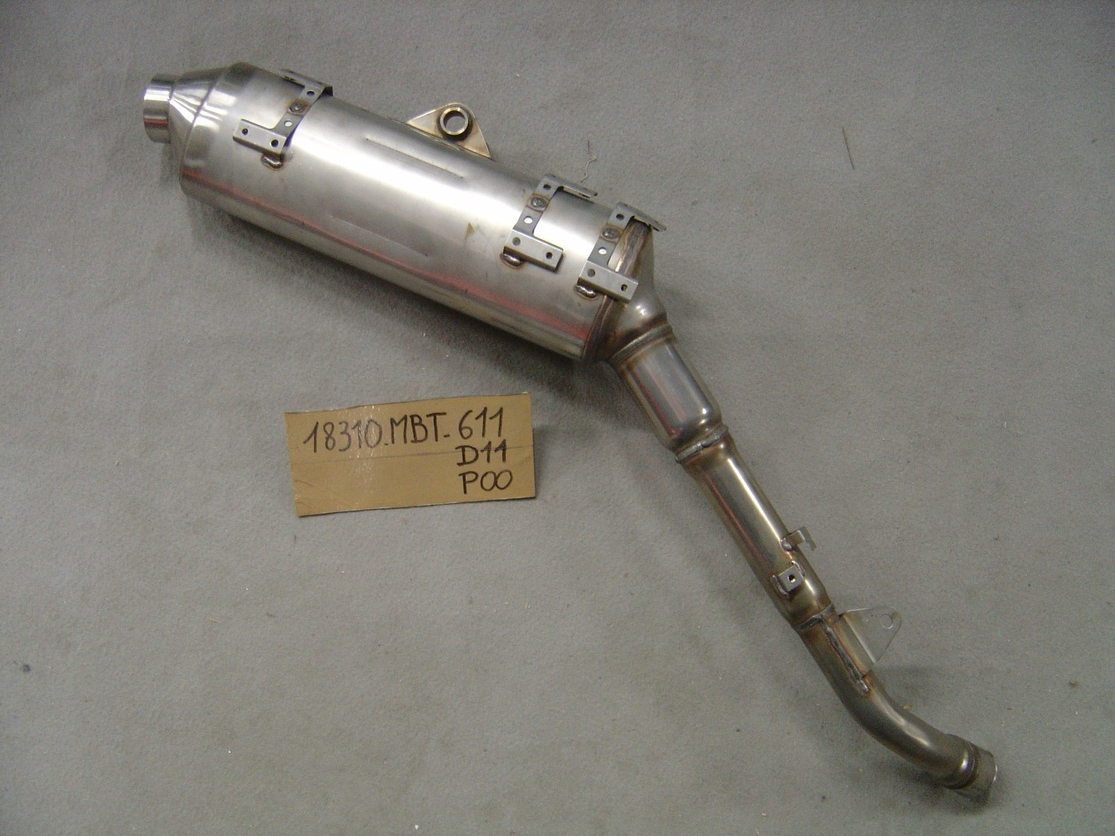 Silencieux droit pour XLV1000 99-2000 réparer pot percé référence 18310MBTD11