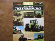 The Steiger Line 4WD Four Wheel Drive Tractors 4 Page Brochure Sales Literature 