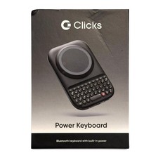 Clicks Power Slide Out Keyboard Black Bluetooth MagSafe Qi2 Wireless CP-1000