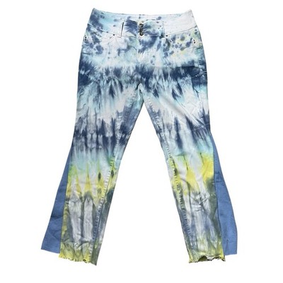 Custom OOAK Royalty For Me Jeans Sz 14 Distressed Tie Dyed 1 Of 1