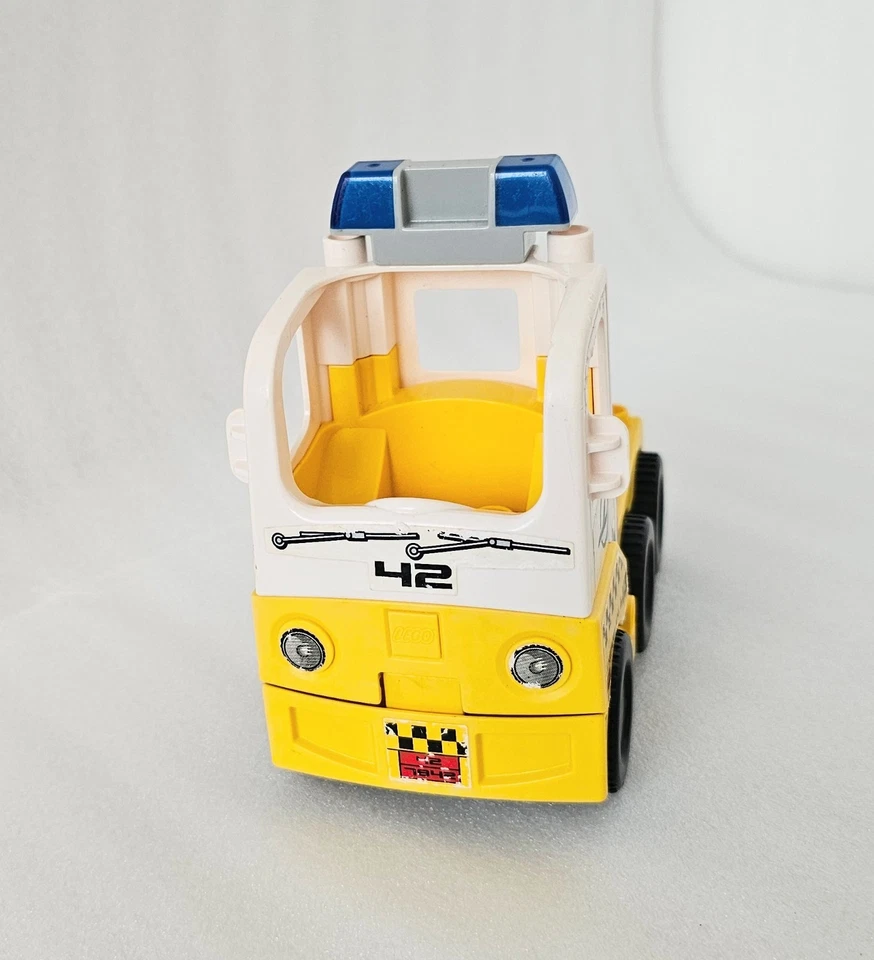 Lego Duplo Jet Fuel Truck Besic Vechicle Only Replacement from #7842 Rare - Image 2 of 4