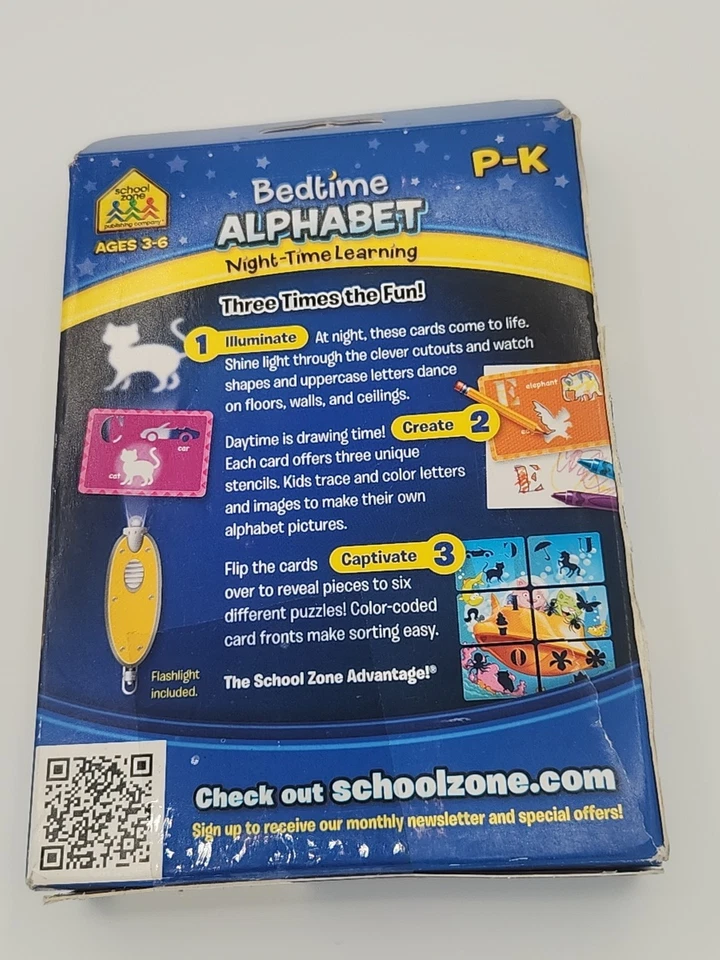 Интерактивные флэш-карты школьная зона алфавит ночное обучение - Изображение 2 из 2